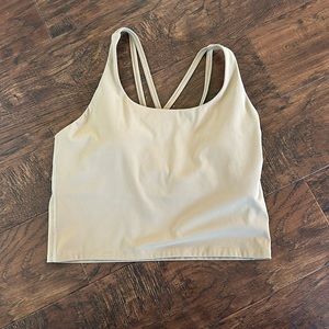 Cropped workout tank